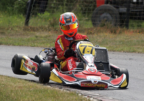 Thomas Krebs har været flyvende i 2009-sæsonen på vej mod andenpladsen i Dansk Super Kart.